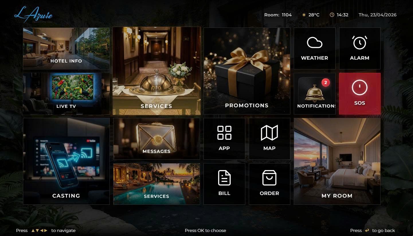 Hotel Casting Experience on IPTV Platform